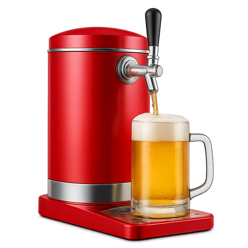 Chopeira Brahma servindo chopp gelado